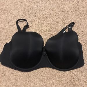 Torrid 360 Back Smoothing T-Shirt Bra Black 44DD